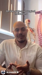 41 reactions | When is surgery required in the lumbar spine? | Dr. Mohamad Achi - Osteopath | Facebook