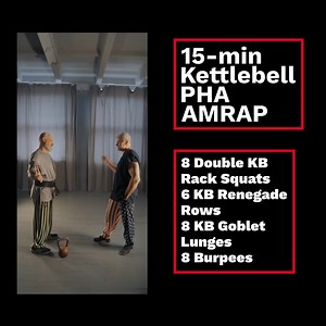 15-min Kettlebell PHA AMRAP - https://bit.ly/KBPHA Get as many...