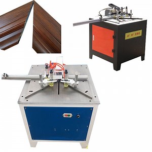 [Hot Item] 45 Degree Wood Angle Picture Frame Moulding Machine Photo Frame Cutting Machine