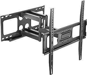 Premium Mount - Heavy Duty Dual Arm Articulating TV Wall Mount Bracket for VIZIO - 50" Class MQX Series Premium 4K QLED HDR Smart TV - M50QXM-K01 Tilt & Swivel with Reduced Glare - Buy Smart!