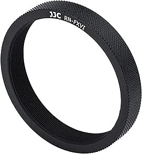 Deluxe Lens Filter Adapter Ring for Fujifilm X100VI X100V X100F X100T X100S X100 X70 Camera Install 49MM UV CPL ND Filter & Fuji FLCP-49 Lens Cap,Replace Fujifilm AR-X100 - Grid Pattern Black