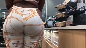 Phat black asses in public