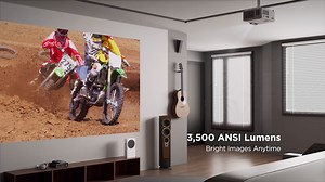 Have you ever thought of playing your games or even watching your movies by using a projector? We would like to introduce our new laser home projector - ViewSonic LX700-4K. We are very sure that you will gain a whole new exciting experience with this new laser home projector. Firstly, it responds instantly just like a TV when you turn it on or shut it down. So, no longer waiting time for instant enjoyment. Secondly, our 3rd generation projector will last for 30,000 hours which is long enough for