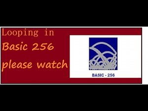 Looping in BASIC 256 MUST watch #loops#basic256