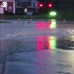 4.8K views · 40 reactions | Flash flooding caused by a slow-moving chain of rain showers filled Valley, Alabama streets on Tuesday. The National Weather Service urged drivers in Shelby, Jefferson, and Bibb counties to be cautious. | CBS News | Facebook