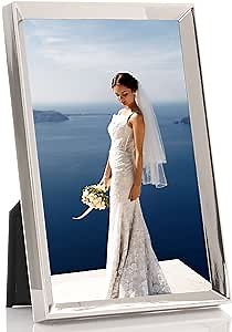 Lawrence Frames 4x6 Silver Grace Picture Frame