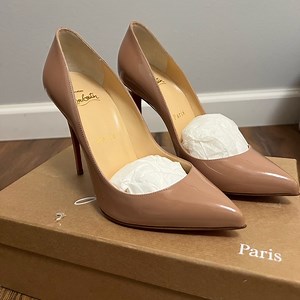 Christian Louboutin Women's Tan Pumps