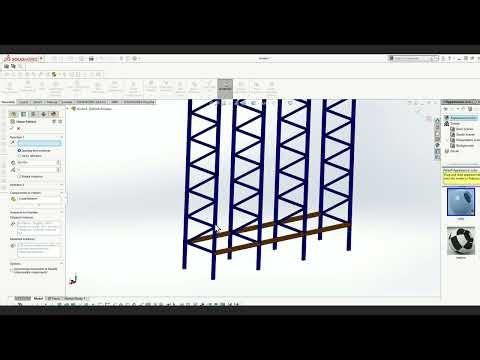 Pallet Rack SolidWorks Modeling