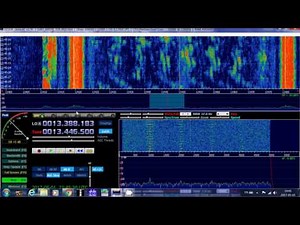 13 Mhz Codar Ocean Waves Radar signal received on with Visual Aspect with SDR