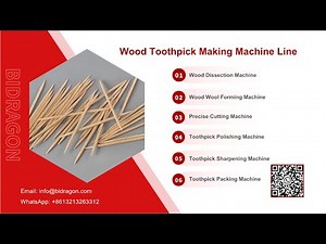 Wooden Toothpick Making Machine Line Three Sides Toothpick Packing Machine 008613213263312