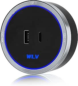Amazon.com: WLV USB & Type C Outlet Adapters for Track Outlet, USB C Adapters, USB Outlets Receptacles, USB C Outlet, Plug Adapter, Power Outlet with USB Ports, Multi Outlet, USB C Wall Outlet, Plug Outlet : Tools & Home Improvement