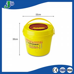 [Hot Item] Sharps Collection Small Sharps Container with Handle Disposable Sharp Storage Box