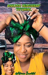 3.6K views · 46 reactions | Learn my Simple Ankara Headwrap #ankara | African Beautiful Fashion and Lifestyle | Facebook