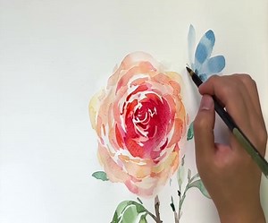 65K views · 739 reactions | Watercolor Flower Painting | HNK ART | Facebook
