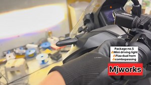 ADV 160 all in package no. 5 installation! MDL Upgraded, Mj lights premium led 140 watts 😍 Package 5 Mj works lights and horn set-up Package set 🔥Minidriving senlo (ORIGINAL) 🔥Piaa loud horn (ORIGINAL) 🔥Domino tri switch (ORIGINAL) 🔥MDL BRACKET 🔥Denso relays (japan made) 🔥Wire Harness (japan wires) ✅FREEBIES ✅ 🔥Combo light set-up 🔥passing switch (heavy duty ) 🔥horn passing 🔥horn switching stock to loud 🔥Rapid module 🔥Electrical accessories all original japan made wires and relays na