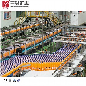 [Hot Item] Commercial Mango Juicer Production Line / Fruit Juice Extractor Processing Filling Packing Machine