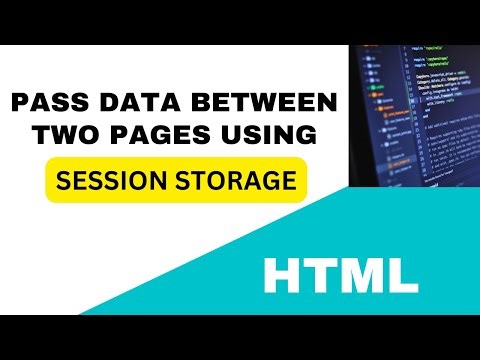 How to Pass Data Between Web Pages with Session Storage | HTML Tutorial || IT WALA