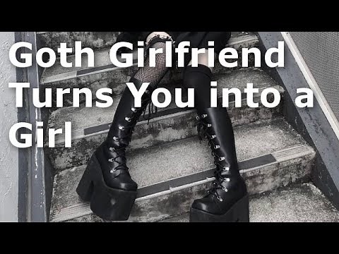 ASMR Goth girlfriend dresses you up as her girlfriend (feminization) (f4m) (f4tf) (f4f) (supportive)