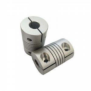 [Hot Item] Custom Logo Elastic Clamping Thread Type Winding Coupling Encoder Flexible Coupling 3D Printer Servo Motor Coupling
