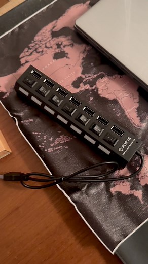 J’ai reçu mon hub usb pour avoir plus de prise sur mon PC #hubusb #pc | Car Lover