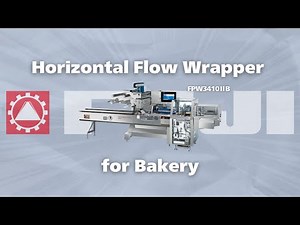 Horizontal Flow Wrapper for Bakery FPW3410ⅡB