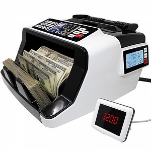 [Hot Item] Al-7200 Cash Machines Money Bill Counter Sorter Banknote Value Counter for Bank Office