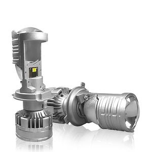 [Hot Item] Factory Price H4 Dual Light Fisheye Small Lens Car LED Headlights