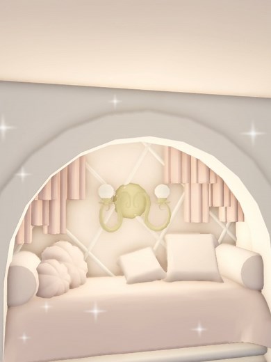 Coquette Vibes Bed Idea Speed Build in Roblox Adopt Me