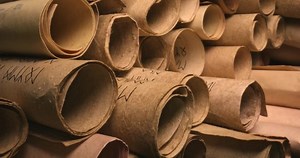 Scrolls Stacked On Pile Medieval Manuscripts Stock Footage Video (100% Royalty-free) 1080438695 | Shutterstock