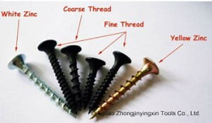 [Hot Item] Factory Price Bugle Head Black Drywall Screws Fine and Coarse Thread