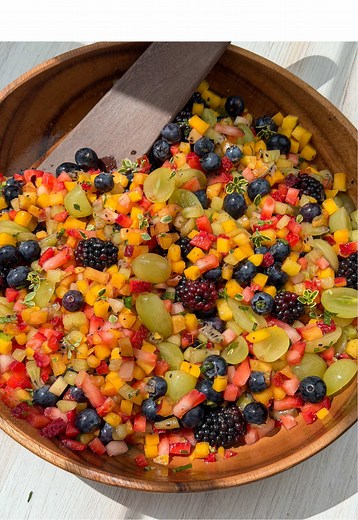 Fibre MAXXING Fruit Salad Recipe with Citrus & Tajín