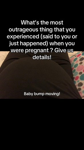 Those alien belly movements in late pregnancy are so cool to watch but would make me feel so 🤢.What’s the most outrageous thing that you experienced (said to you or just happened) when you were pregnant ? Give us details! Could be anything, doctor, family, stranger, body function, whatever. #pregnancy #belly #babybump #outrageous #funnystories | The Leaky Boob