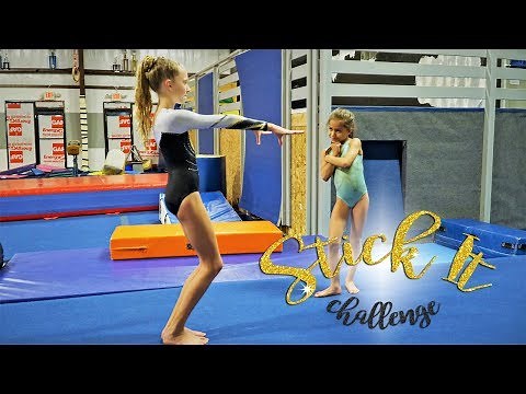 Gymnastics Stick It Challenge| Kaia SGG