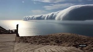 Crazy clouds over Lake Michigan 😯🌫️ | MOOD