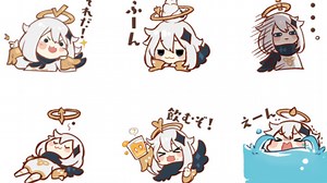 Genshin Impact Line Stickers Debut Internationally