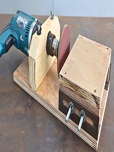 Great sanding idea using a hand drill_Tips for your hand drill tool | Ideas Project Craft
