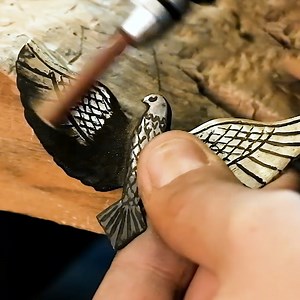 Turning a bolt into a phoenix pendant | Science, Tech and Universe