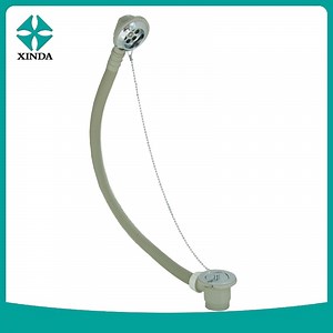 [Hot Item] Wholesale Round Shape Chrome Flexible Plastic Pop up Massage Bathtub Drain