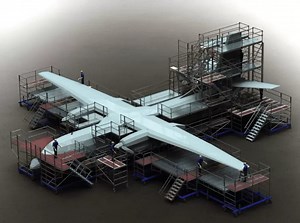 [Hot Item] 20  Years Scaffolding Experience with Projects Design Factory Scaffolding for Aircraft Maintenance Project