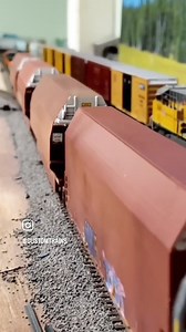 BNSF/ UP meet . #customtrains #railway #modeltrains #travel #BNSF #model #unionpacific #locomotives #boeing #maintenance #train #railroad | Custom-Trains