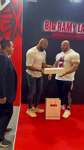 2.3M views · 66K reactions | It was our honor to meet Big Ramy Elssbiay this weekend at the Dubai Muscle Show! #bigramy #lasergallery | Laser Gallery Egypt | Facebook