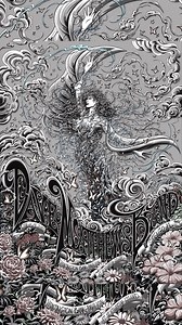 2K views · 41 reactions | 60 hours in 90 seconds. Compiled timelapse for my @davematthewsband Chicago illustration. Drawn in Clip Studio Paint, with lettering and some linework in Illustrator, coloured, texturized and readied for print in Photoshop. ✨曆 #mythology #illustration #drawing #process #timelapse | Miles Tsang | Facebook