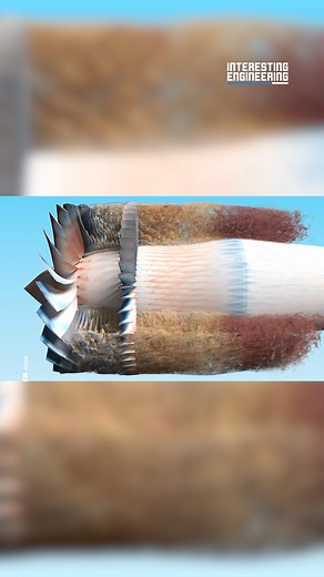 442K views · 2.6K reactions | NASA supercomputer was used to simulate the flow of each air particle through an turbofan aircraft engine and this is how it looks. | Interesting Engineering | Facebook