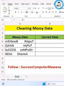 Cleaning messy Data in Excel . . . #excelsheet #excelshorts #exceltips #exceltutorial #msexcel #msexcel2016 #datacleaning #Excel #excelformula #excelformulas #Data #spreadsheet #instagram #instagood #instaviral #sheets #spreadsheets #googlesheets #finance #viral #instareels #mehboobrajput #dataquary #successcomputermawana | Mehboob Rajput