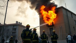 Incendio Ad Abbiategrasso: Vigili Del Fuoco Domano Le Fiamme Con Un Salvataggio Tempestivo | Milano Notizie