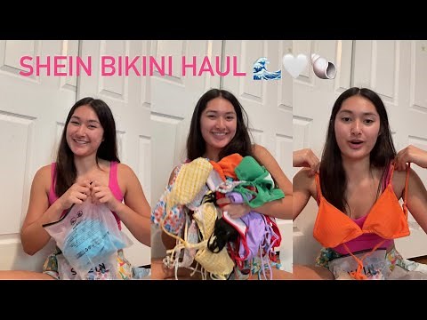 Shein Bikini Haul 2023 🌊🤍🐚