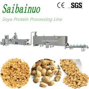 [Hot Item] Soya Meat Textured Vegetable Protein Tvp Making Machine