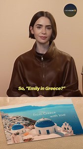 880K views · 7K reactions | Emily in...Greece? After the "Emily In Paris" Season 5 finale, Lily Collins and Ashley Park shared their ideas for ✨that✨ trip | CinemaBlend | Facebook