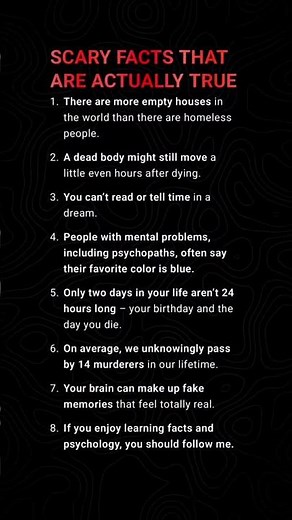 10 Scary Facts That Are Actually True | Real-Life Horrifying Facts