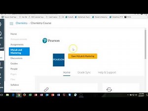 Pairing MyLab with Canvas